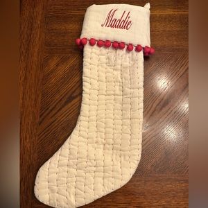 Personalized Christmas stocking “Maddie”